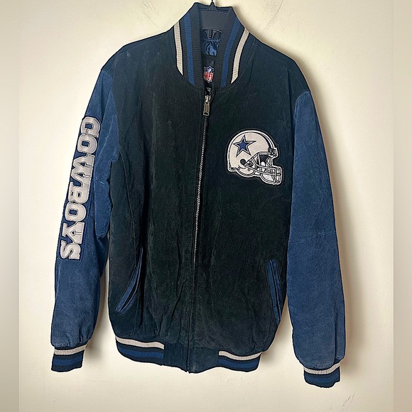 NFL DALLAS COWBOYS Men’s Leather Jacket Size Large